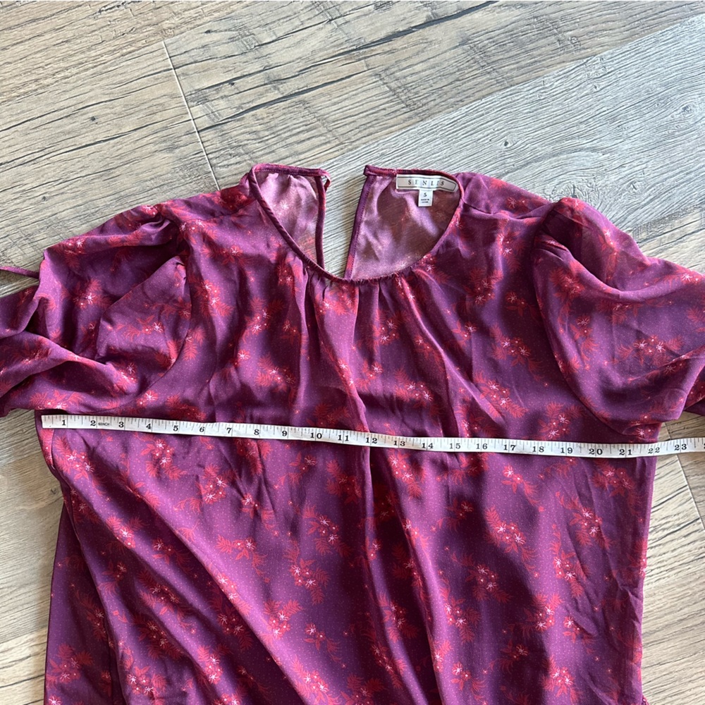 Boho Senlis Midi Floral Dress Small - Picture 15 of 16